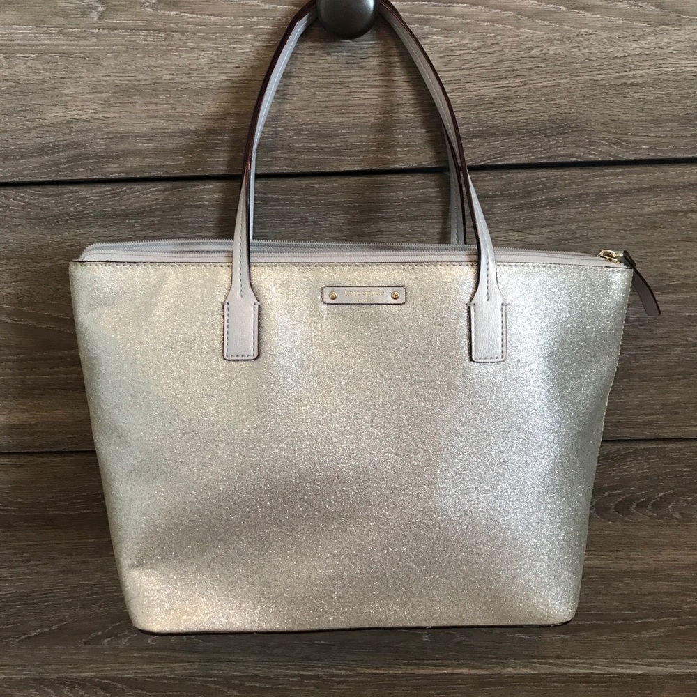 Kate Spade ♠️ Glitter Tote